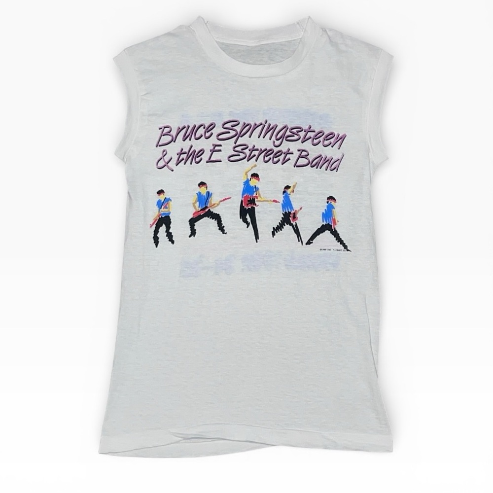 Vintage 1985 Bruce Springsteen Born in the U.S.A. World Tour ‘84-‘85 Muscle Tee
